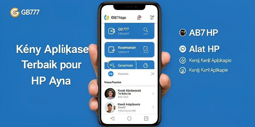 Antarmuka utama GB777 yang menampilkan fungsi Kunci Aplikasi.