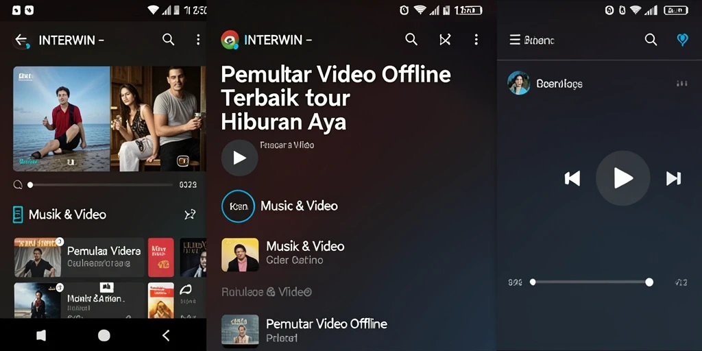 Antarmuka utama INTERWIN yang intuitif dan mudah digunakan.