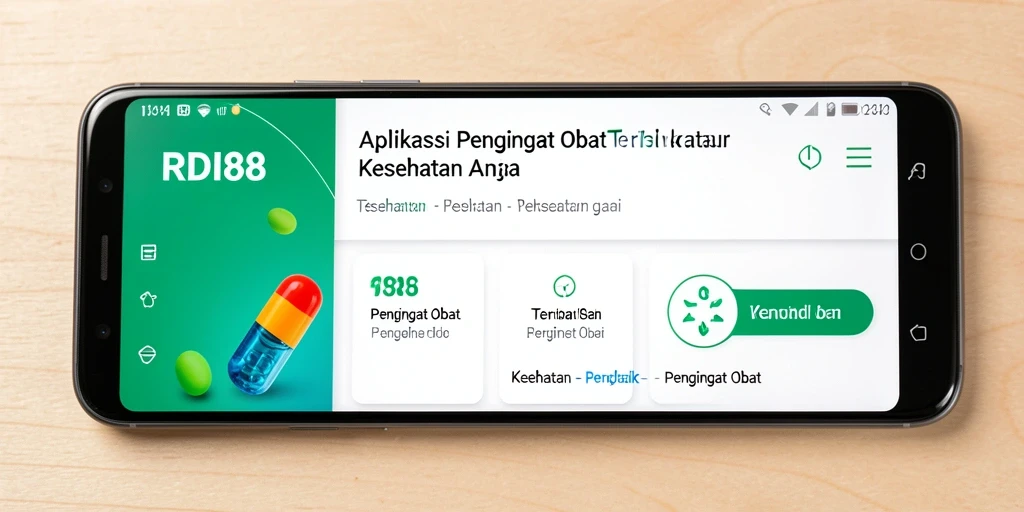Antarmuka pengguna RDI88 yang sederhana dan informatif.